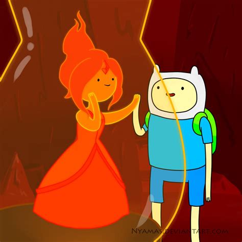 adventure time finn and fire princess